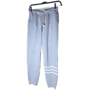 Sol Angeles Gray 100% Cotton Jogger Sweatpants Size Small